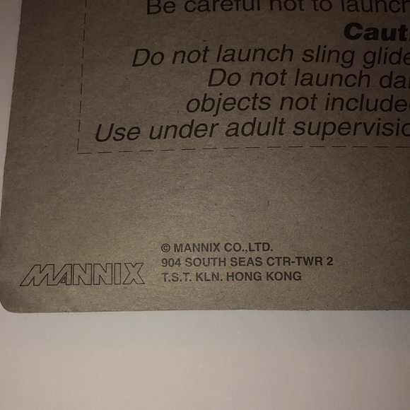 SLING GLIDERS 3-Pack ~ Mannix ~ No. 2406 ~ Fun Vintage Sling Glider Toys for 5y+ - Picture 4 of 6